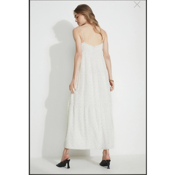 NWT Bardot Flowy Maxi Dress in Ivory and Black - Picture 8 of 8